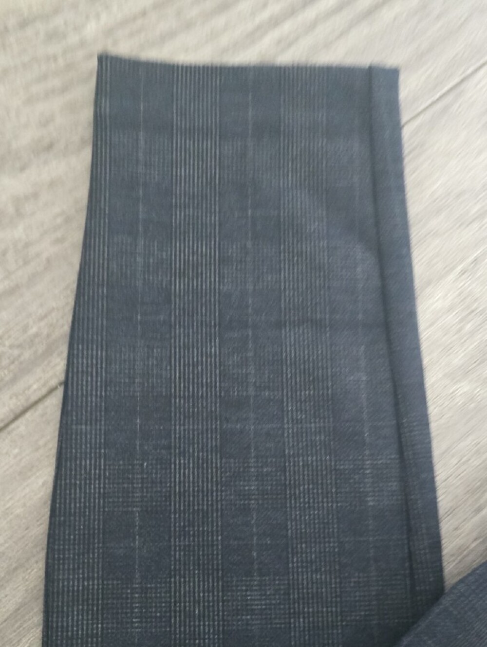 Dalia Charcoal Plaid Ponte Leggings - Picture 6 of 7
